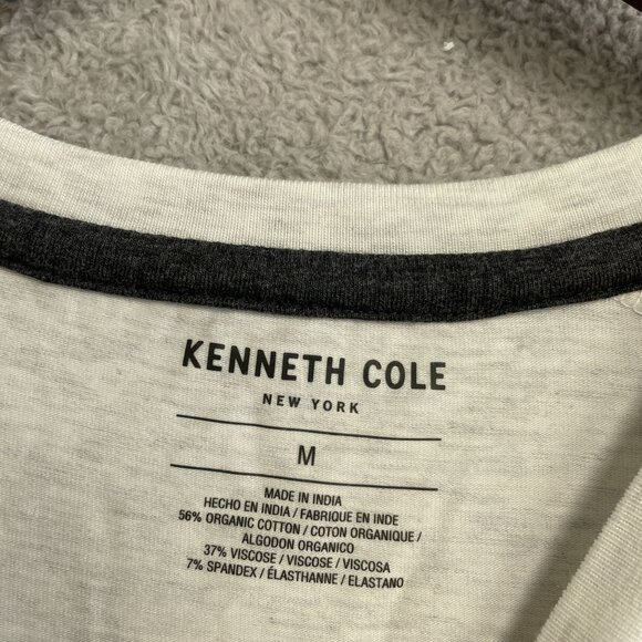 NEW Kenneth Cole Men's M Light Gray T-Shirt 4-Way Stretch & Comfort - Picture 4 of 7